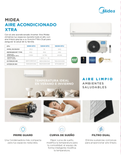 MIDEA INVERTER XTRA 09.000 BTU 2