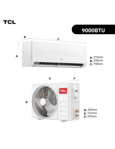 Aire Acondicionado Inverter TCL BreezeIN 09000 BTU WIFI