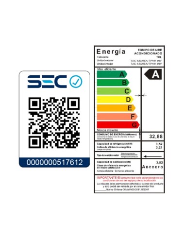 Aire Acondicionado Inverter TCL BreezeIN 12000 BTU WIFI
