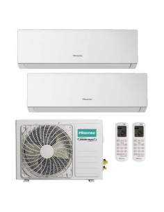 Aire Acondicionado Multi-Split Hisense R32 Wifi Inverter 2x9.000btu
