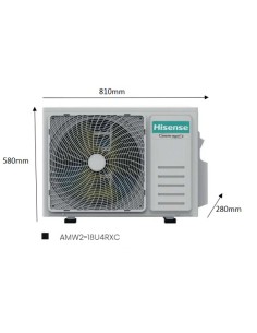 Aire Acondicionado Multi-Split Hisense R32 Wifi Inverter 2x9.000btu 2