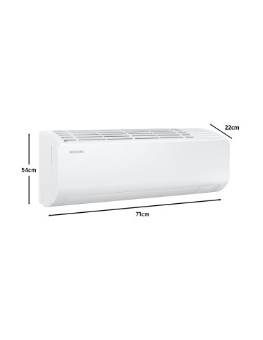 Aire acondicionado Split Samsung Wind-Free Inverter y Wi-Fi 9.000 btu