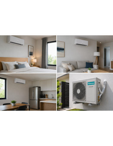 Aire Acondicionado Multi-Split Hisense R32 Wifi Inverter 9+12