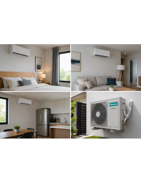 Aire Acondicionado Multi-Split Hisense R32 Wifi Inverter 9+12