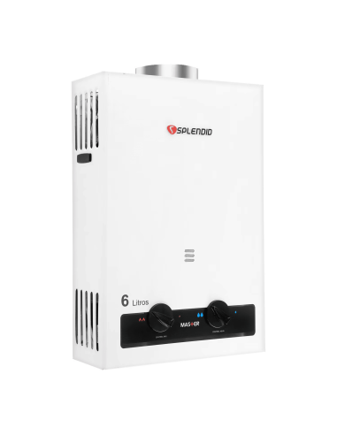 Calefont 6 litros Gas licuado Tiro natural Splendid